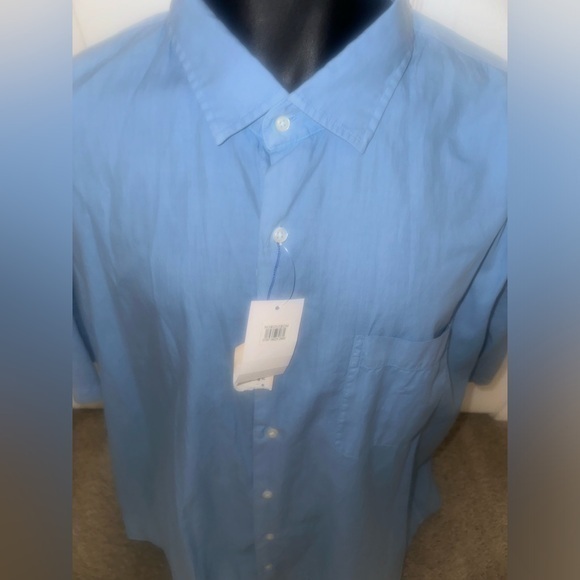 Peter Millar Other - New Men’s Peter Millar Light Blue Size XXL Seaside Collection Button Front Shirt